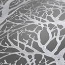 Skovtapet grå sølv - non-woven tapet natur A.S. Création