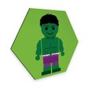 Hexagon - Alu-Dibond - Gomes - The Hulk legetøj
