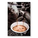 Geborsteld Alu-Dibond met goud-, zilver- & kopereffect - Barista Coffee - Pictufy Studio