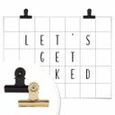Plakat - Let's get naked