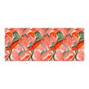 Salpicadero de cocina autoadhesivo Flores rojas coral - Treechild