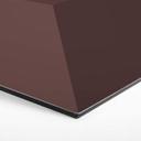 3D Hexagon Alu-Dibond - Mørkerød