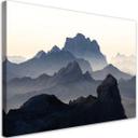 Canvasbillede, bjerglandskab natur