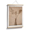 Plakat stilleben med efterårsblade i beige | Minimalistisk kunst - Tokarev