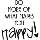 Do more of what makes you happy! wallsticker
