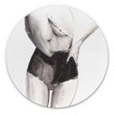 Tableau sur alu-Dibond rond Verbaan - Dance with me sugar