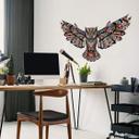 Muursticker Metallic Owl