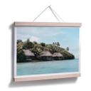Póster vacaciones en la playa