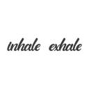 MDF decoración 3D letras inhalar exhalar