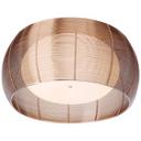 Deckenleuchte Maxime, braun, 26 x 50 cm, Glas Deckenlampe, dimmbar