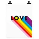 Póster LGBTQIA+ Love Rainbow