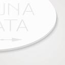 Akrylglasbillede, vinduesbillede til at hænge Hakuna Matata op - Rund