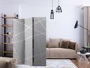 Screen room divider - Moderne edderkoppespind, 3-delt