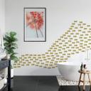 Wallsticker Fisk sæt - Guld
