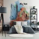 Fototapet Love your City - New York Frihedsgudinden