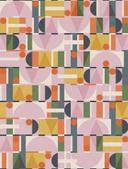 Papel pintado no tejido de formas modernas y coloridas Graphic Geometric 