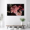 Canvasbillede, Buket af lyserøde planter