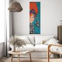 Mujer mariposa con Póster de tela - Hülya - Panorama