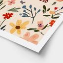 Póster infantil Cool Kids Club Flores de colores - Treechild