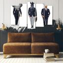 5 stykke lærredsprint Animal Africa Suit