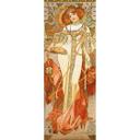 Papier peint photo Mucha – Saisons : L'automne 1900 - 96x260 cm