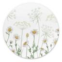 Tableau sur alu-Dibond rond Sir Edward - Promenade printanière fleurie