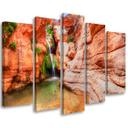 Lærredstryk 5 stykker, Grand Canyon landskab