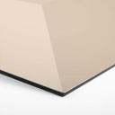 3D Hexagon Alu-Dibond - Lysebrun