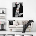 Canvasbillede, kvinde glamour