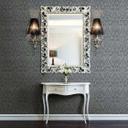 Ikke-vævet tapet Ornamental Ornamental Classic mat i antracit 