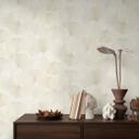 Tapet med bladmotiv Elysium creme