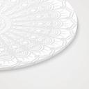 Akrylbillede, vinduesbillede til at hænge Mandala-blomst - rund