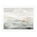 Poster Mistig berglandschap aquarel - Ms Tiff