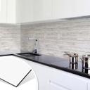 Revêtement pour cuisine - Alu-Dibond - Bois shabby chic