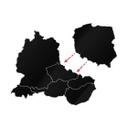 Akryldeko - Kort over Centraleuropa