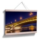 Poster - Mørkeberg - Budapest la nuit