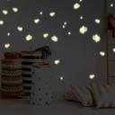 Wallsticker - Lysende orm selvlysende