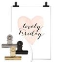 Poster Confetti & Cream - Lovely Friday