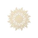 Decoración en madera de álamo - llamas de sol
