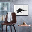 Póster Nouveauprints - Dinosaurio Geométrico Stegosaurus