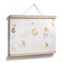 Póster habitación infantil Oliver Robins - Dulces sueños blanco