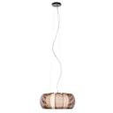 Pendelleuchte Maxime, braun, 122 x 40 cm, Glas Pendellampe