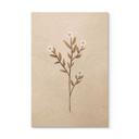 Cuadro de madera ilustración flores - Nomeolvides - Goed Blauw