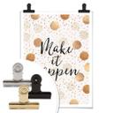 Plakat - Frederiksson - Make it happen - Dots