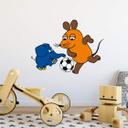 Muursticker De Muis speelt met de bal