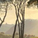 Voogd - Papel pintado de Paisaje italiano con pinos paraguas