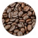 Tableau sur alu-Dibond rond Arôme de café en grains 