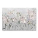 Acrylglas Vintage stijl bloemen in grijs - Ms Tiff