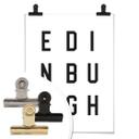 Póster - Tipografía Edimburgo
