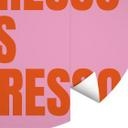 Fototapet More Espresso Less Depresso - Fritsch - Rund - Selvklæbende/ikke-vævet